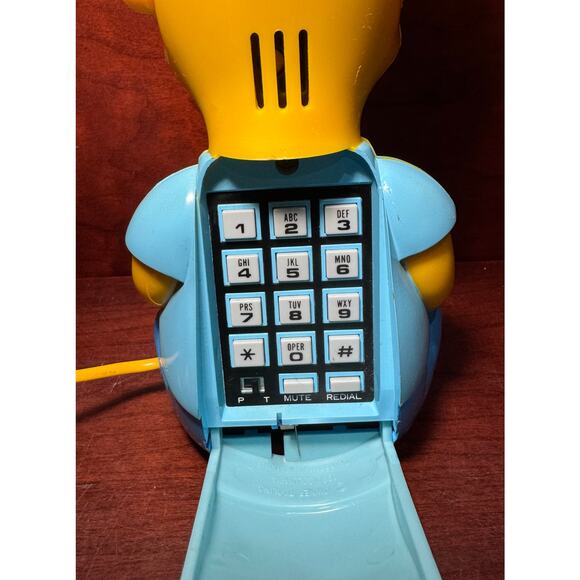 Vintage 1990 Bart Simpson Telephone Columbia Tel-Com Cool Man The Simpsons - Picture 6 of 9